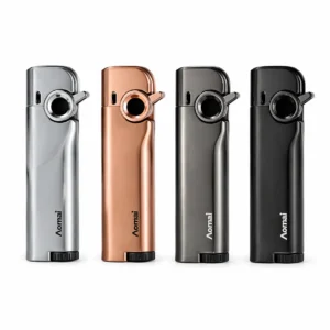 Aomai Metal Jet Flame Lighter Windproof Refillable Premium Finish