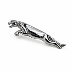Luxury Chrome Jaguar Shape Refillable Metal Lighter Premium Animal Design