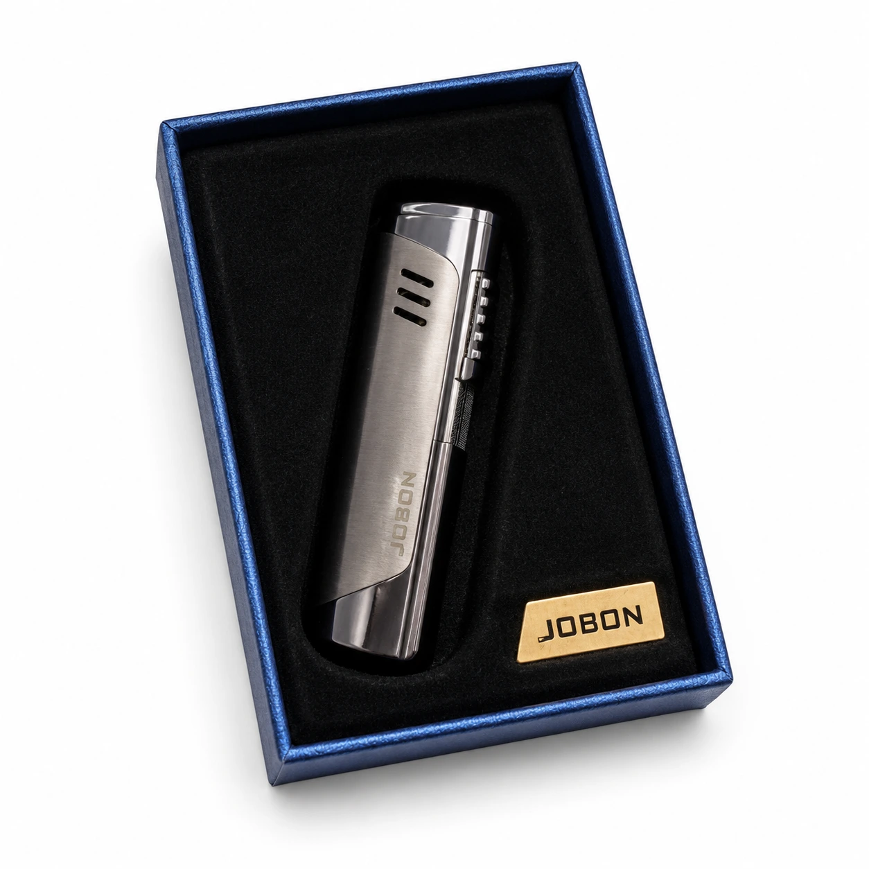 Jobon Premium Metal Jet Flame Lighter Luxury Gift Box Edition