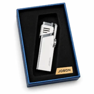 Jobon Premium White Torch Flame Lighter Gift Box Edition