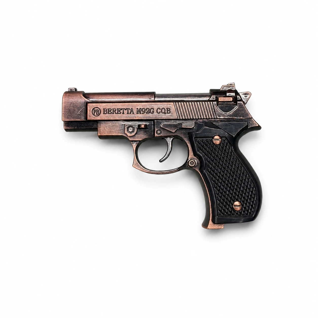 Luxury Beretta M92G CQB Style Metal Pistol Lighter Bronze Edition